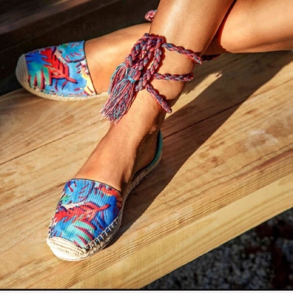 Sam Edelman Circus Ankle Wrap Espadrille Sandals - Picture 2 of 4